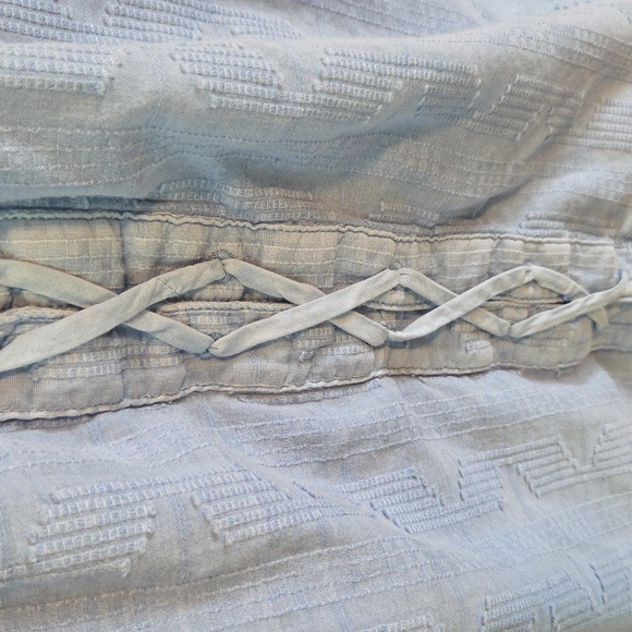 Anthropologie Pilcro cotton laced back button down shirt Sz M - Picture 7 of 14